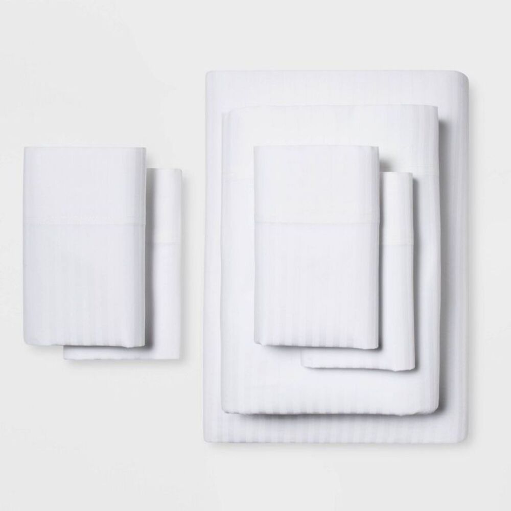 Open Box - Threshold Signature - Threshold 400 Thread Count Cotton Satee White